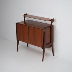 Ico Parisi 1950s Italian Sideboard in Exotic Wood with Oak Interior and Brass Detail - 4386734