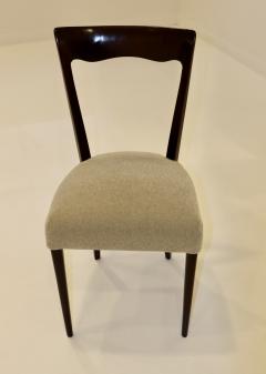 Ico Parisi 1950s Modernist Italian Dining Chairs In Mohair Upholstery - 3395035
