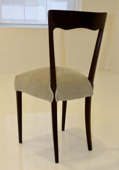Ico Parisi 1950s Modernist Italian Dining Chairs In Mohair Upholstery - 3395036