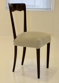 Ico Parisi 1950s Modernist Italian Dining Chairs In Mohair Upholstery - 3395040