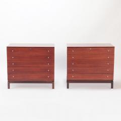 Ico Parisi A Pair of Italian rosewood chests of drawers by Ico Parisi for Mim  - 3446709