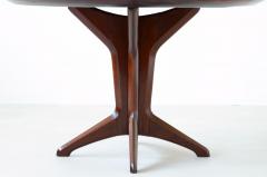 Ico Parisi Attr to Ico Parisi sculptural 1950s round dining table in walnut - 2082433