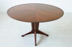 Ico Parisi Attr to Ico Parisi sculptural 1950s round dining table in walnut - 2082435