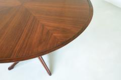 Ico Parisi Attr to Ico Parisi sculptural 1950s round dining table in walnut - 2082436