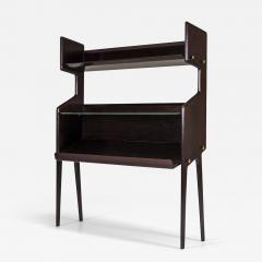 Ico Parisi Bookcase Model 459 by Ico Parisi in Mahogany Veneer Italy 1950s - 3871836