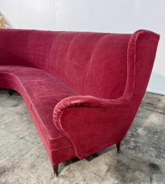 Ico Parisi Curved Sofa attributed to Ico Parisi Italy 1950s - 4453607