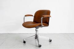 Ico Parisi ICO PARISI OFFICE CHAIR BROWN LEATHER - 1412908