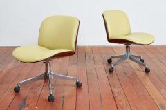 Ico Parisi ICO PARISI OFFICE CHAIR YELLOW LEATHER - 3462474