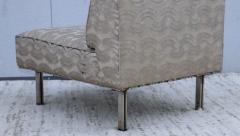 Ico Parisi Ico Parisi 1960s Modernist Slipper Chairs In Donghia Velvet Fabric - 3242191