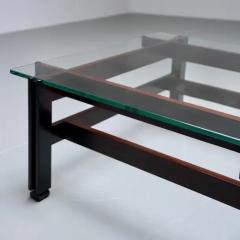 Ico Parisi Ico Parisi Coffee Table in Glass and Wood for Cassina Italy 1962 - 3405824