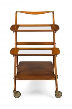Ico Parisi Ico Parisi Italian Mid Century 3 Tier Rolling Bar Cart - 4655284