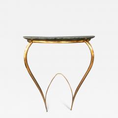 Ico Parisi Ico Parisi Mid Century Console in Brass and Marble Italy - 937989