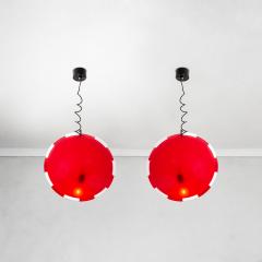 Ico Parisi Ico Parisi Pair of Pendant Lamps in Methacrylate for Terraneo 60s - 3092475