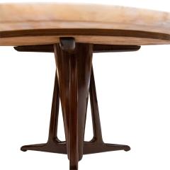 Ico Parisi Ico Parisi Round Table in Marble and Ebonized Wood - 3816533