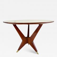 Ico Parisi Ico Parisi Round Walnut Dining Table Three Feet 1950 - 1717769