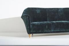 Ico Parisi Ico Parisi Three Seater Curved Sofa for Ariberto Colombo Attr Italy 1950s - 3468812