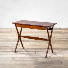 Ico Parisi Ico Parisi Wooden Writing Desk with Two Drawers 50s - 3129109