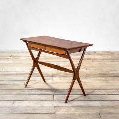 Ico Parisi Ico Parisi Wooden Writing Desk with Two Drawers 50s - 4366449