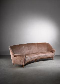 Ico Parisi Ico Parisi curved sofa for Ariberto Colombo - 1875036