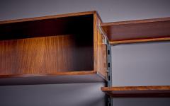 Ico Parisi Ico Parisi for MIM Shelf with Desk in Rosewood and Metal - 3227818