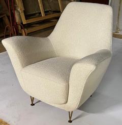 Ico Parisi Ico Parisi pair of comfy lounge chair newly reupsholstered pair of chair - 2363926