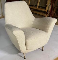Ico Parisi Ico Parisi pair of comfy lounge chair newly reupsholstered pair of chair - 2363927