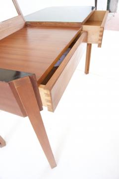 Ico Parisi Ico Parisi rare large wood and laminate desk with mirror Hotel Lorena  - 2837690