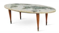 Ico Parisi Italian 1950s Onyx Marble Global World Map Coffee Table Mid Century Modern - 3041545