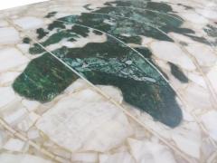 Ico Parisi Italian 1950s Onyx Marble Global World Map Coffee Table Mid Century Modern - 3041561