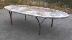 Ico Parisi Italian 1950s Onyx Marble Global World Map Coffee Table Mid Century Modern - 4358811