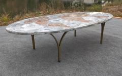 Ico Parisi Italian 1950s Onyx Marble Global World Map Coffee Table Mid Century Modern - 4358813