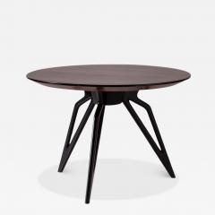 Ico Parisi Italian 1950s Round Dining Table with Sculptural Ebonised Star Base - 4613430