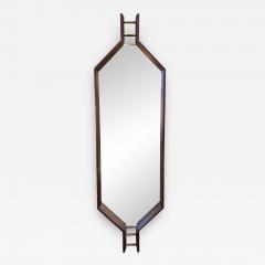 Ico Parisi Italian Carved Wood Wall Mirror by Ico Parisi 1960s - 1545225