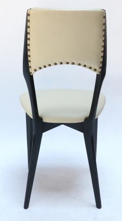 Ico Parisi Italian Ico Parisi Style 1960s Ebonized Dining Chairs - 286143