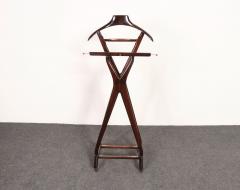 Ico Parisi Italian Modern Fratelli Reguitti Sculptural Stained Mahogany X Form Valet - 4610987