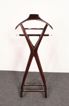 Ico Parisi Italian Modern Fratelli Reguitti Sculptural Stained Mahogany X Form Valet - 4610988