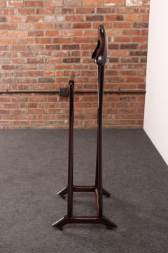 Ico Parisi Italian Modern Fratelli Reguitti Sculptural Stained Mahogany X Form Valet - 4610989