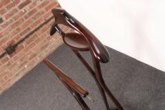 Ico Parisi Italian Modern Fratelli Reguitti Sculptural Stained Mahogany X Form Valet - 4610991