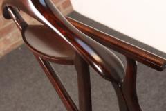 Ico Parisi Italian Modern Fratelli Reguitti Sculptural Stained Mahogany X Form Valet - 4610992