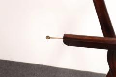 Ico Parisi Italian Modern Fratelli Reguitti Sculptural Stained Mahogany X Form Valet - 4610995