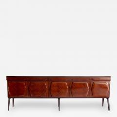 Ico Parisi Italian Modern Palisander Five Door Credenza by Ico Parisi - 4640708