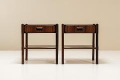 Ico Parisi Italian Nightstands in Rosewood in The Manner of Ico Parisi Italy 1950s - 3004482