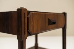 Ico Parisi Italian Nightstands in Rosewood in The Manner of Ico Parisi Italy 1950s - 3004488
