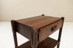 Ico Parisi Italian Nightstands in Rosewood in The Manner of Ico Parisi Italy 1950s - 3004489