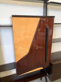 Ico Parisi Large Ico Parisi Style Of Laminated Veneered Bar Wall Unit circa 1955 - 3175679