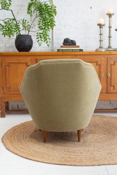 Ico Parisi Mid Century Italian Armchair by Ico Parisi in Sage Mohair - 3664129