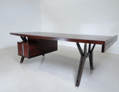 Ico Parisi Mid Century Modern Desk by Ico Parisi for Mim Roma Italy 1950s - 3436218