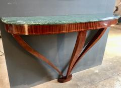 Ico Parisi Midcentury Ico Parisi Console Rosewood and Marble Top Milan Italy - 1900792