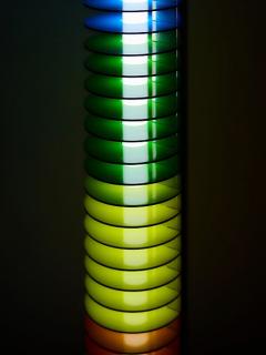 Ico Parisi Multicolor Iride Floor Lamp by Ico Parisi for Lamperti Robbiate - 4716002