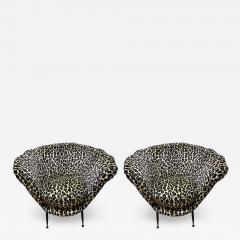 Ico Parisi Pair Of Italian Modern Lounge Chairs - 4460725
